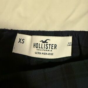 Hollister plaid skirt